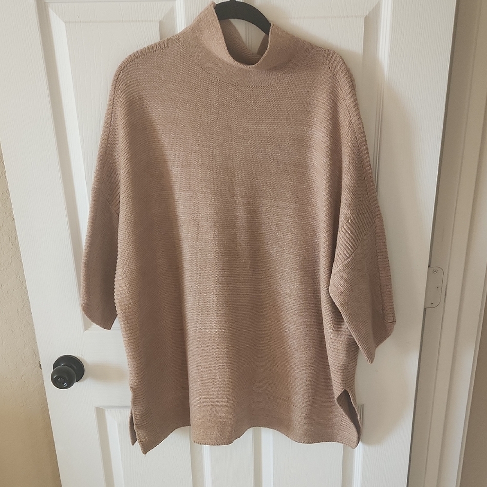 Kerisma Classic Camel GORGEOUS Cowl Neck Sweater, One Size